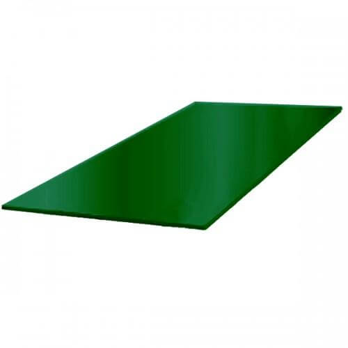 Лист оцинкованный 1250х2000x0.45, зеленый, марка Ст3