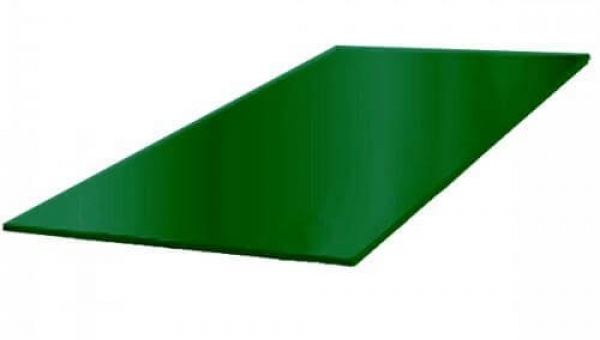 Лист оцинкованный 1250х2500x0.50, зеленый