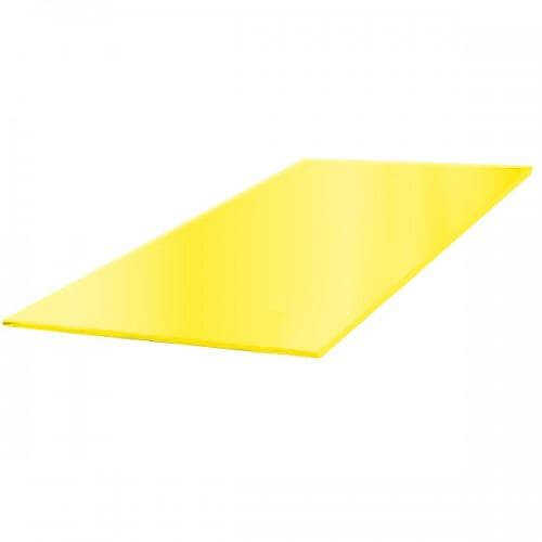 Лист оцинкованный 1250х2000x0.45, жёлтый, марка Ст3